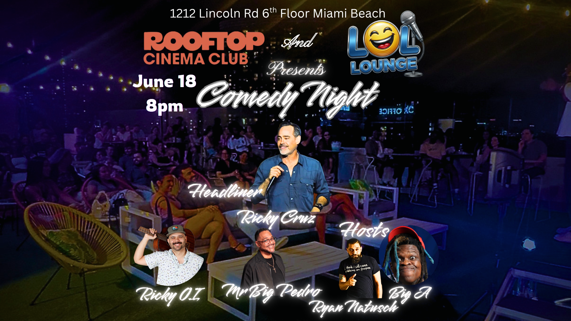 Ricky Cruz Headlining the Roof